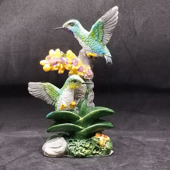 hummingbird figurine polystone - Picture 1 of 12
